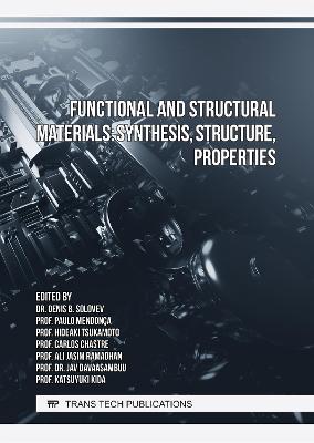 Functional and Structural Materials: Synthesis, Structure, Properties