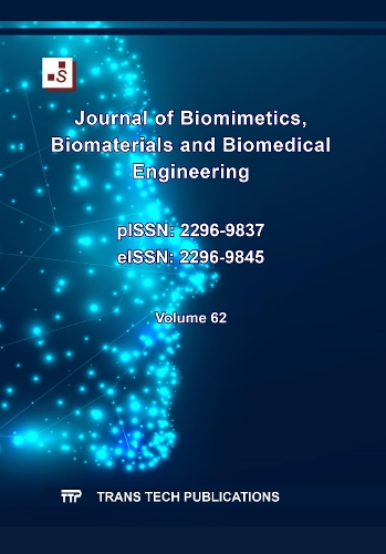 Journal of Biomimetics, Biomaterials and Biomedical Engineering Vol. 62