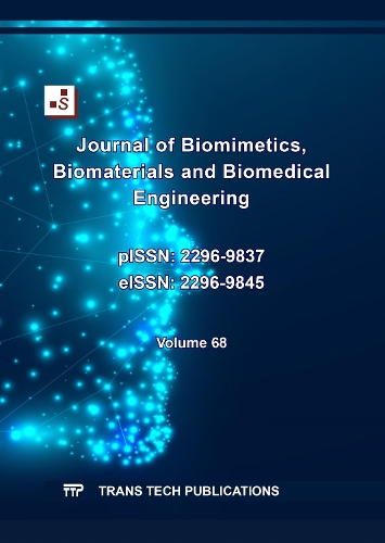 Journal of Biomimetics, Biomaterials and Biomedical Engineering Vol. 68