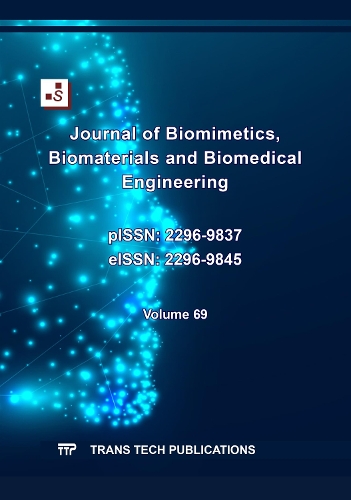 Journal of Biomimetics, Biomaterials and Biomedical Engineering Vol. 69