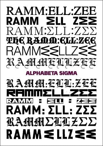 Rammellzee: Alphabeta Sigma