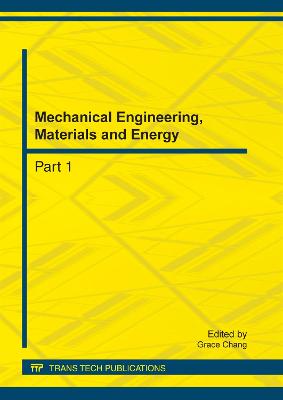 Mechanical Engineering, Materials and Energy