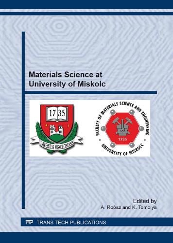Materials Science at University of Miskolc