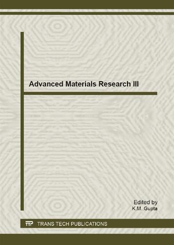 Advanced Materials Research III