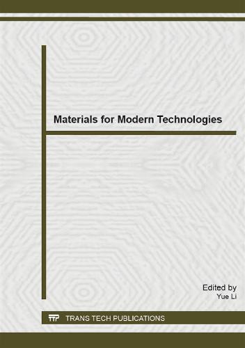 Materials for Modern Technologies