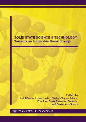 SOLID STATE SCIENCE & TECHNOLOGY Towards an Immersive Breakthrough