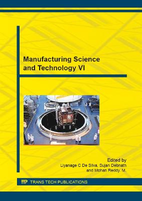 Manufacturing Science and Technology VI