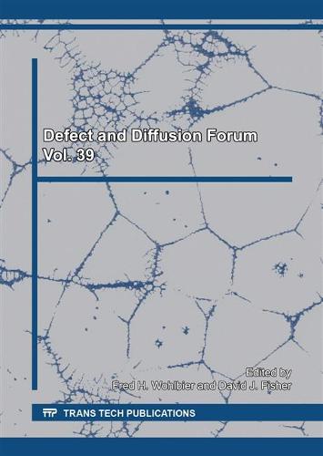 Defect and Diffusion Forum Vol. 39
