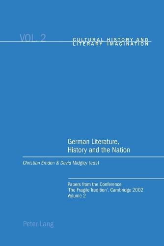 German Literature, History and the Nation
