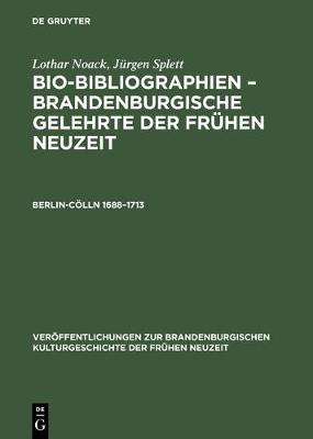 Berlin-Cölln 1688-1713