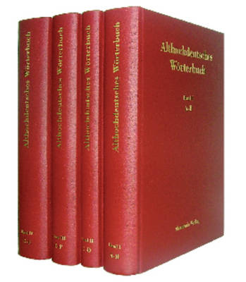 Althochdeutsches Wörterbuch. Band I: A-B