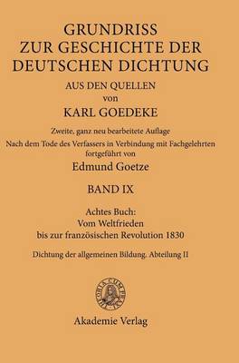 Achtes Buch: Vom Weltfrieden Bis Zur Französischen Revolution 1830