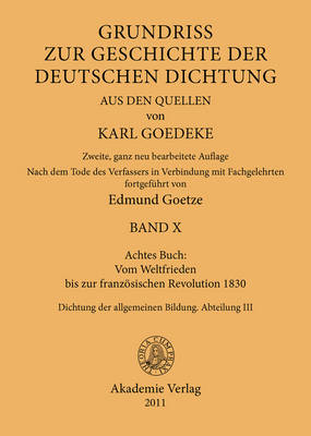 Achtes Buch: Vom Weltfrieden Bis Zur Französischen Revolution 1830