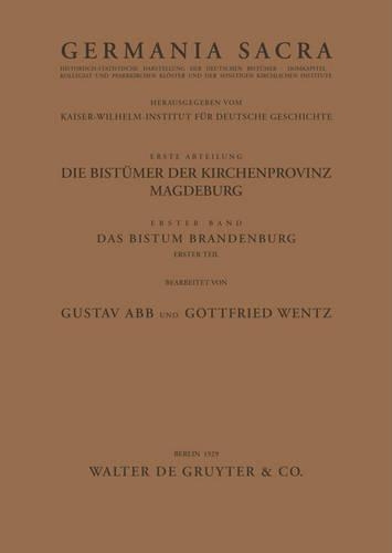 Das Bistum Brandenburg. Teil 1