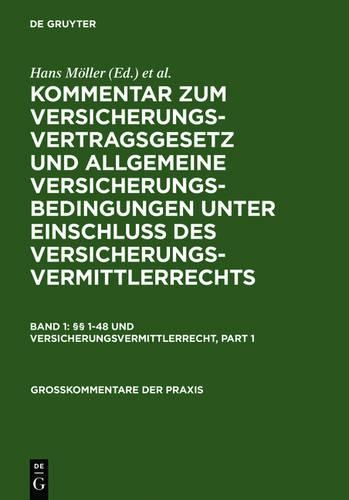 §§ 1-48 Und Versicherungsvermittlerrecht