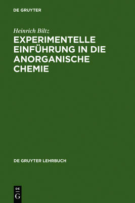 Experimentelle Einführung in Die Anorganische Chemie