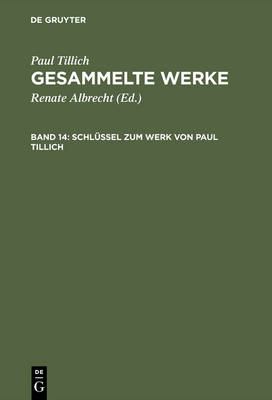 Schlüssel Zum Werk Von Paul Tillich