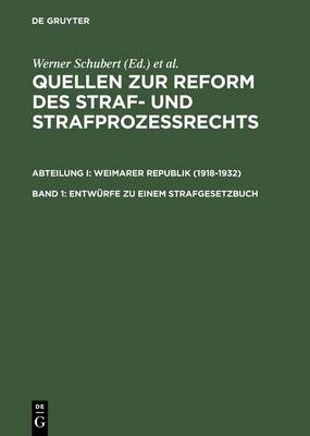 Entwürfe Zu Einem Strafgesetzbuch
