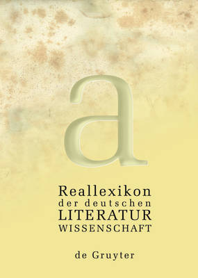 Reallexikon der deutschen Literaturwissenschaft