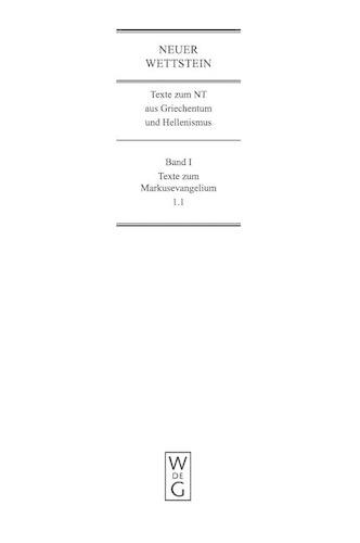 Texte Zum Markusevangelium