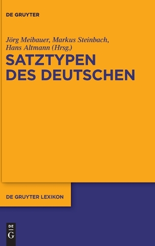 Satztypen Des Deutschen