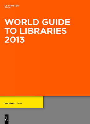 World Guide to Libraries 2013