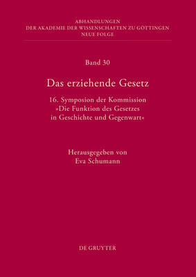 Das erziehende Gesetz
