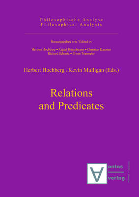 Relations and Predicates