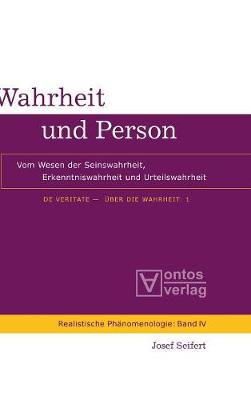 De Veritate - Über die Wahrheit, Band 1, Wahrheit und Person