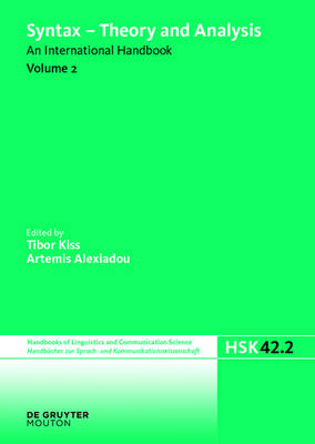 Syntax - Theory and Analysis: Volume 2