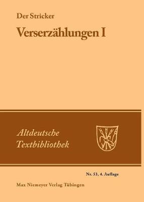 Verserzählungen I