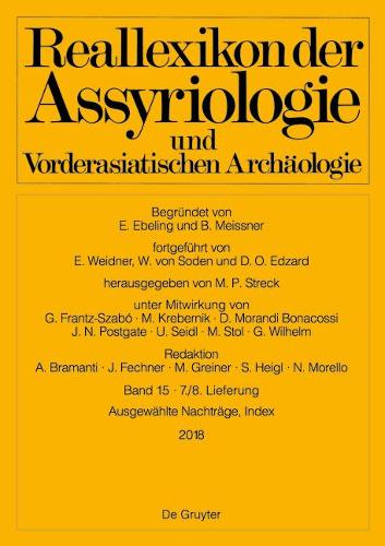 Ausgewählte Nachträge, Index