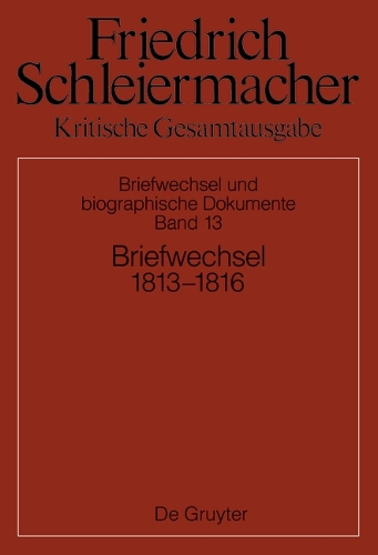 Briefwechsel 1813-1816