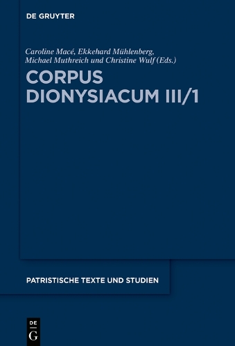 Corpus Dionysiacum III/1