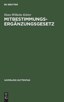 Mitbestimmungs-Ergänzungsgesetz