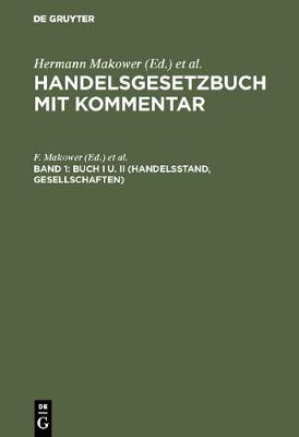 Buch I u. II (Handelsstand, Gesellschaften)