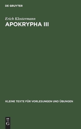 Apokrypha III