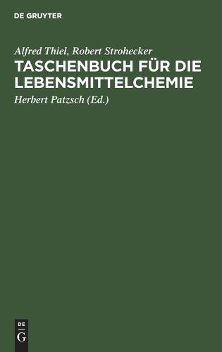 Taschenbuch Für Die Lebensmittelchemie