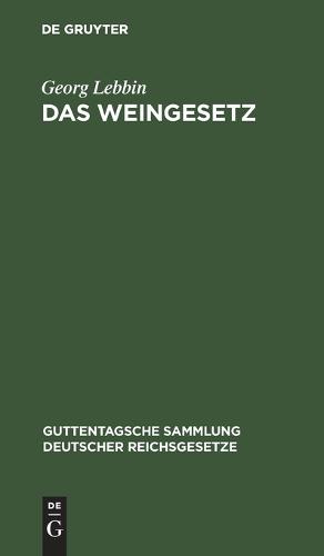 Das Weingesetz