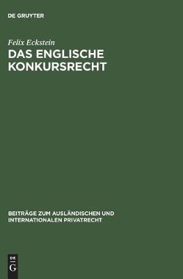 Das englische Konkursrecht