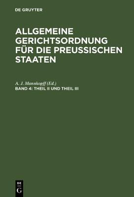 Theil II und Theil III