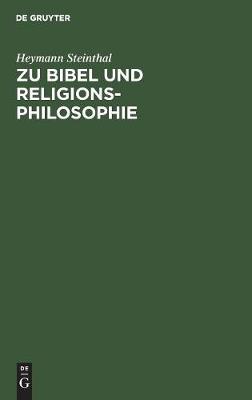 Zu Bibel Und Religionsphilosophie