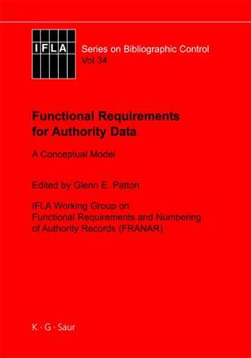Functional Requirements for Authority Data
