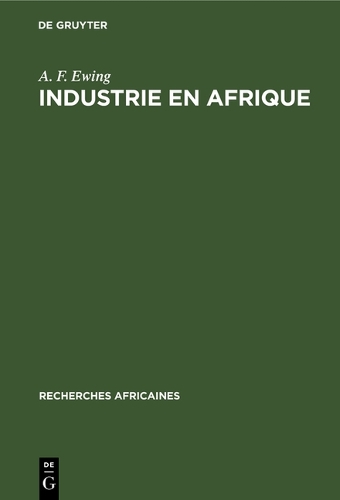 Industrie En Afrique