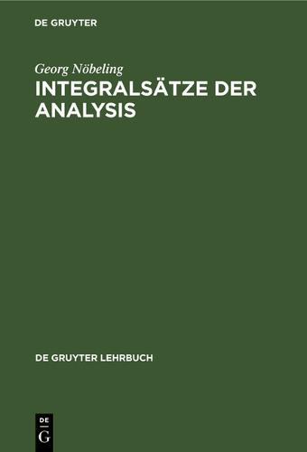 Integralsätze Der Analysis