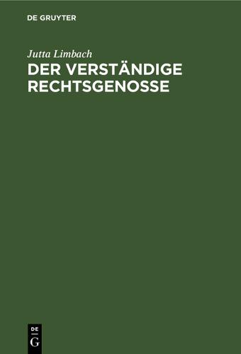 Der Verständige Rechtsgenosse