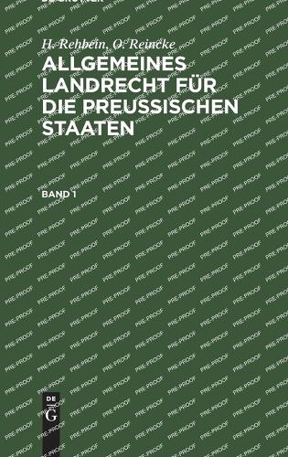 Allgemeines Landrecht für die Preußischen Staaten