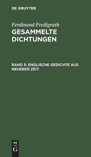 Englische Gedichte Aus Neuerer Zeit