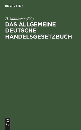 Das Allgemeine Deutsche Handelsgesetzbuch