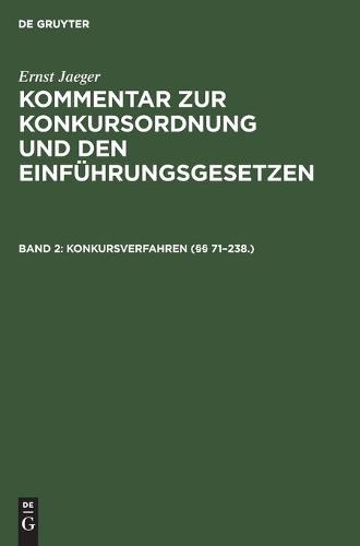 Konkursverfahren (§§ 71-238.)